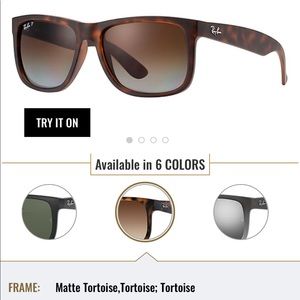 Ray Ban RB4165 Polarized Sunglasses NWT